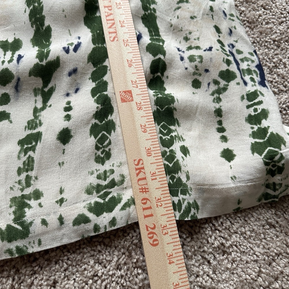 Ba&sh Bamboo Tie Dye Ilda Tunic‎ Dress Small Cream Green Boho Mini - Picture 10 of 14